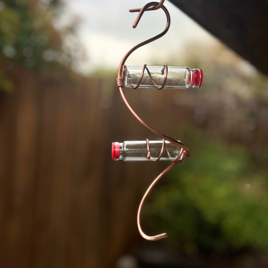unique gift of window hummingbird feeder for outdoors