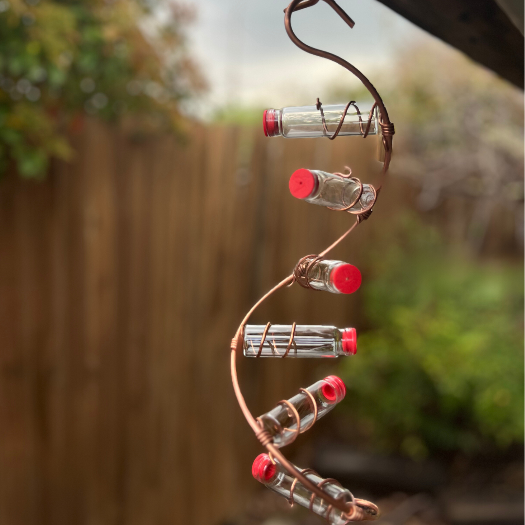 unique gift of window hummingbird feeder for outdoors