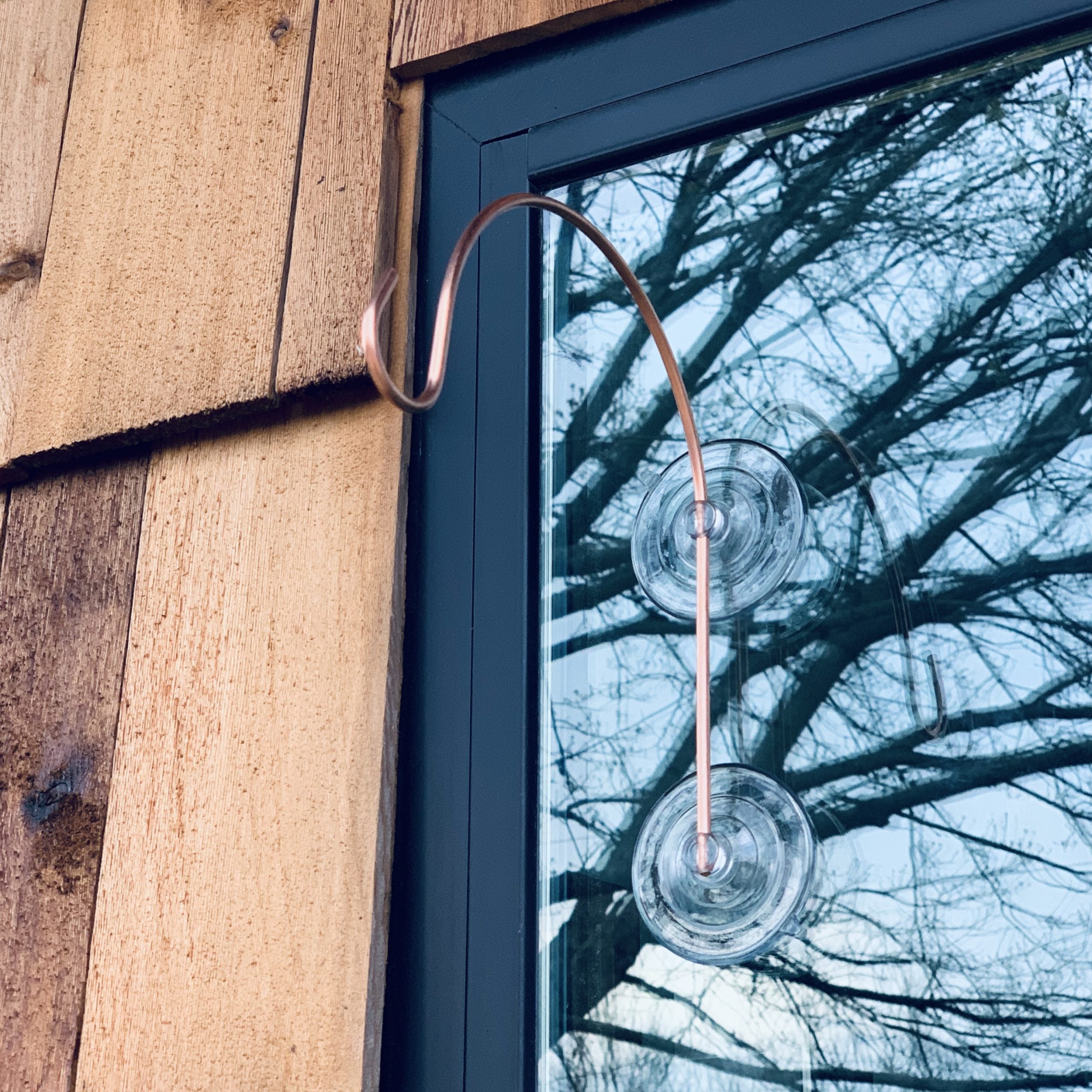 unique gift of window hummingbird feeder for outdoors
