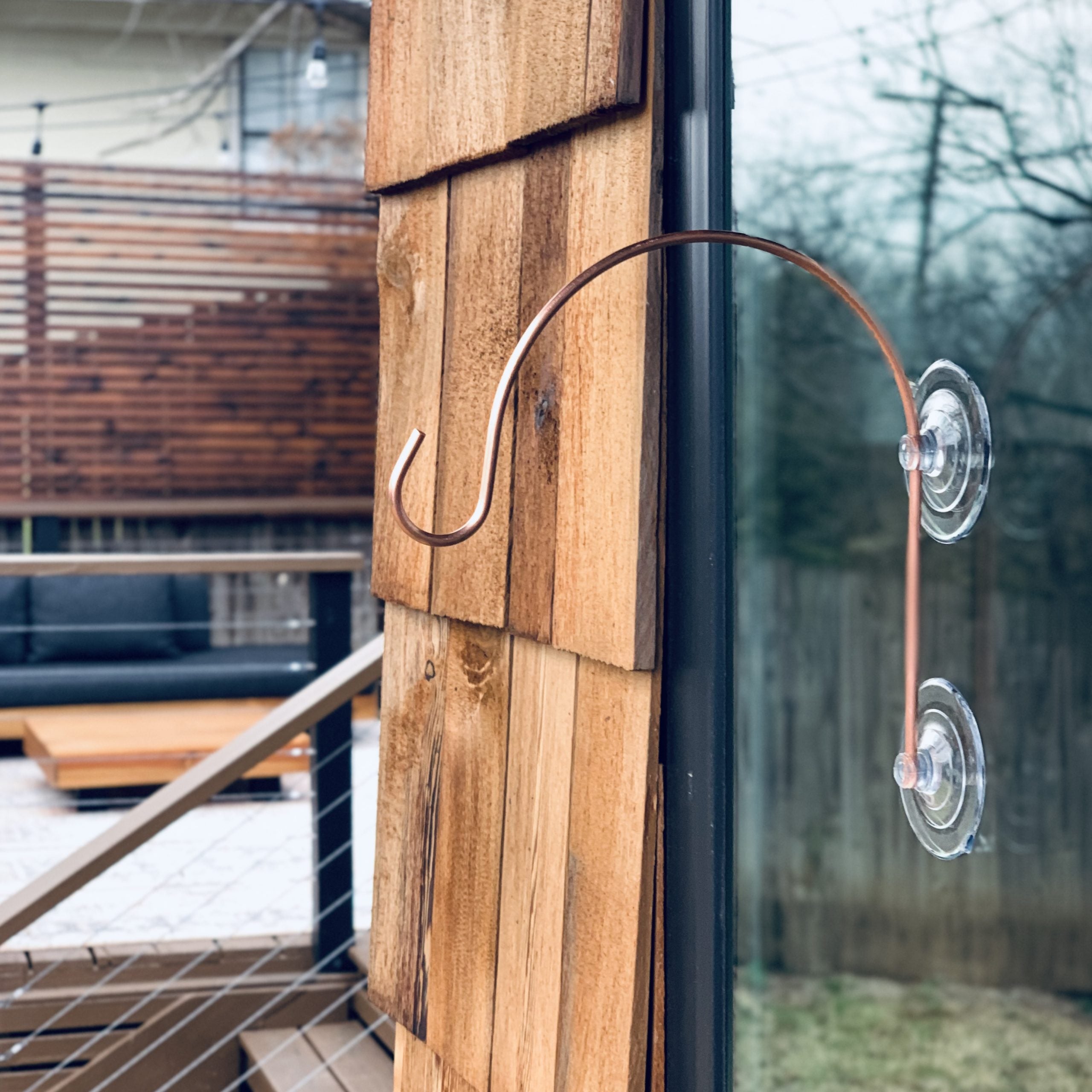 unique gift of window hummingbird feeder for outdoors
