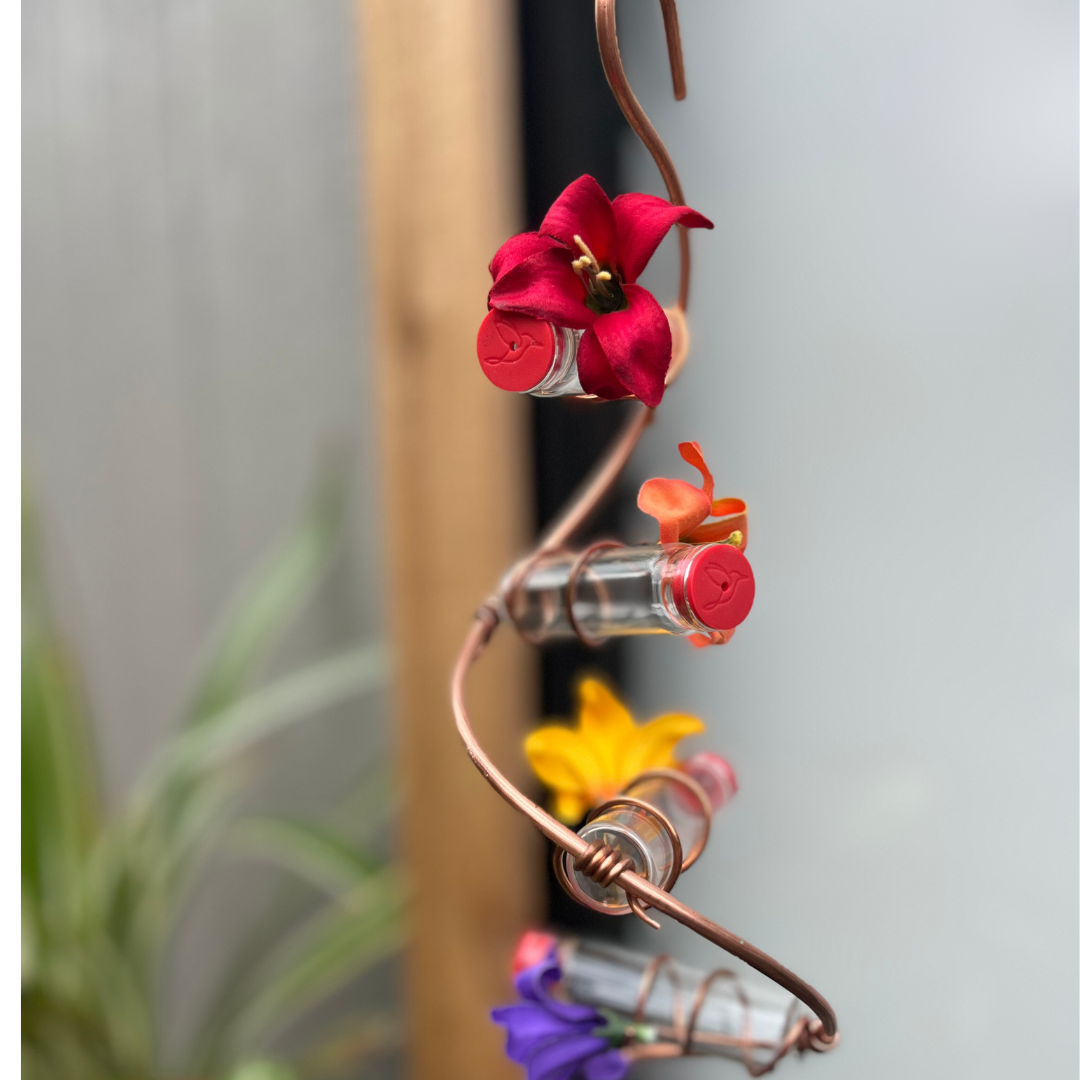 unique gift of window hummingbird feeder for outdoors 