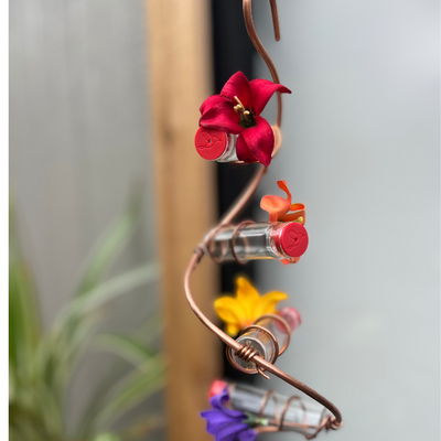 unique gift of window hummingbird feeder for outdoors 