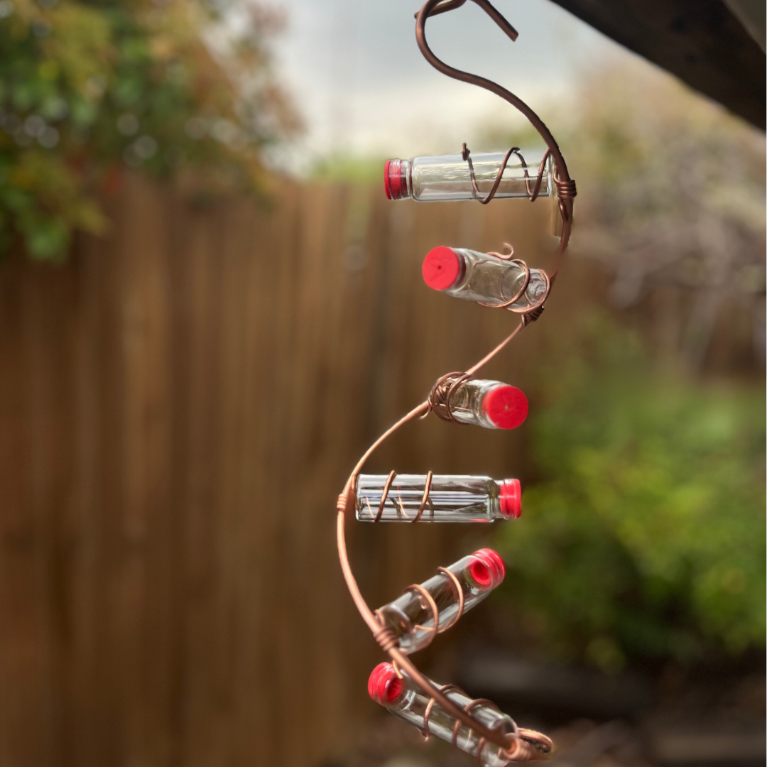 unique gift of window hummingbird feeder for outdoors 