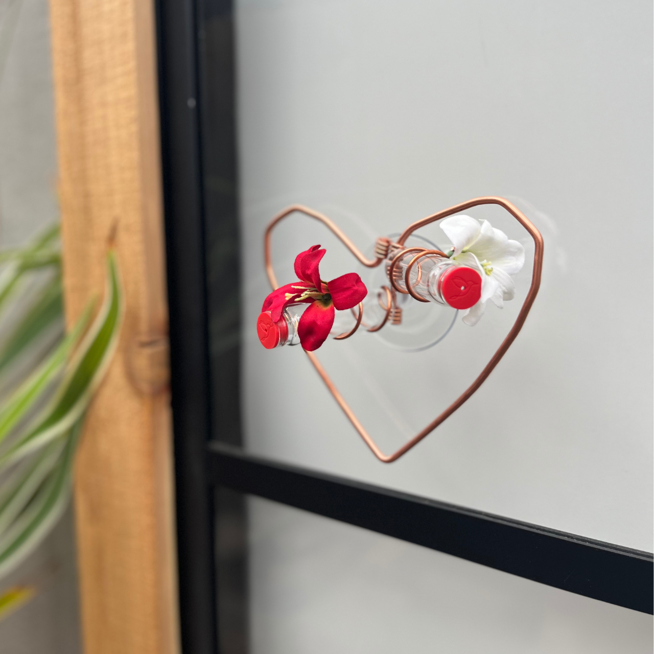 unique gift of window hummingbird feeder for outdoors 